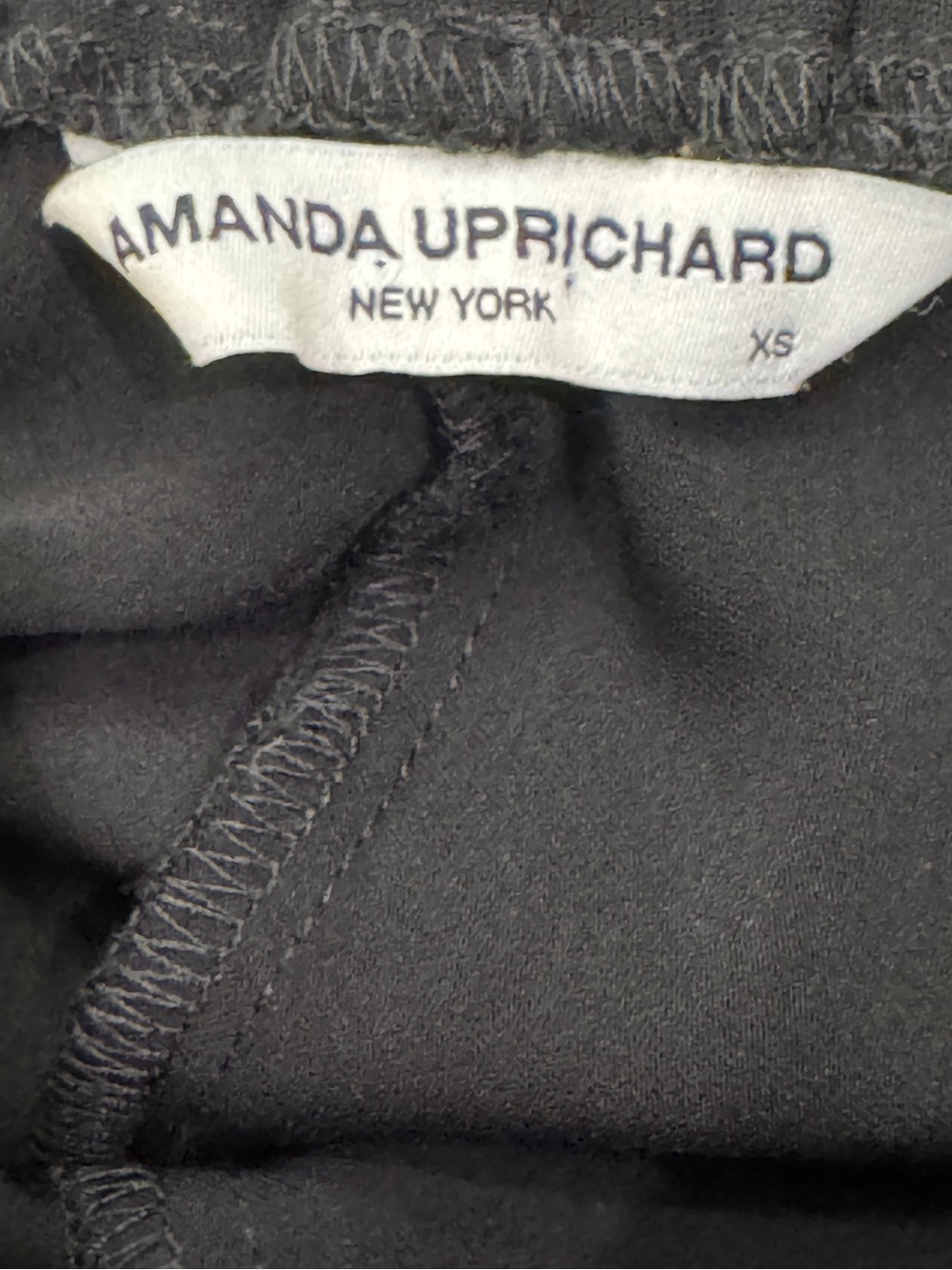 NEW! Amanda Uprichard Black Ruched Hem Pull-On Pants – XS - Picture 3 of 7